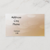 Autumn Leaves Visitekaartje (Achterkant)