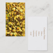 AUTUMN LEAVES VISITEKAARTJE (Voorkant / Achterkant)