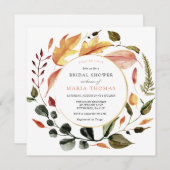 Autumn Leaves Vrijgezellenfeest Kaart (Voorkant / Achterkant)