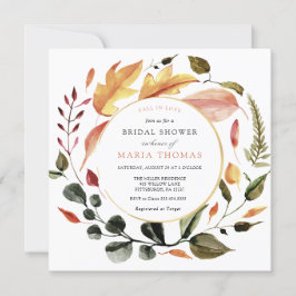 Autumn Leaves Vrijgezellenfeest Kaart