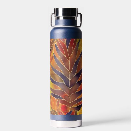 Autumn Leaves Water Bottle Waterfles (Achterkant)