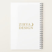 Autumn Leaves Watercolor Pattern Notitieboek (Achterkant)