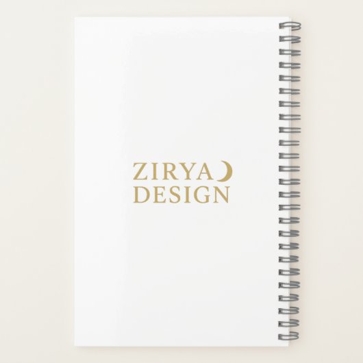 Autumn Leaves Watercolor Pattern Notitieboek (Achterkant)