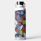 Autumn Leaves Waterfles (Achterkant)