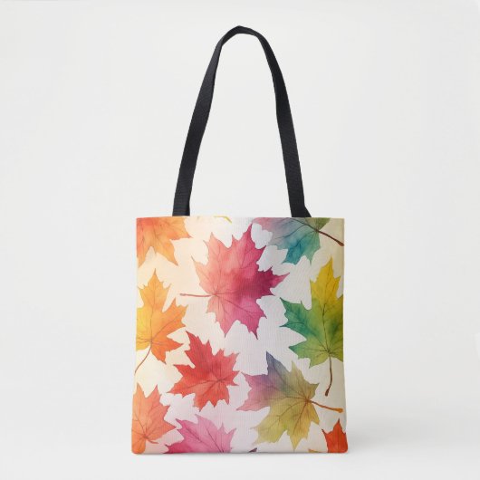 Autumn Leaves Waterverf TotebBag Tote Bag (Voorkant)