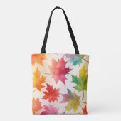 Autumn Leaves Waterverf TotebBag Tote Bag (Achterkant)