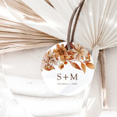 Autumn Leaves Wedding Bedankjes Labels