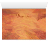 Autumn Leaves Wenskaart (Binenzijde Horizontaal (Onderkant))