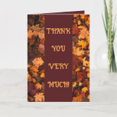 Autumn Leaves Wenskaart Kaart (Voorkant)