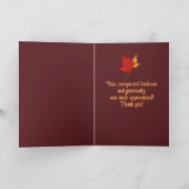 Autumn Leaves Wenskaart Kaart (Binnen)