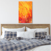 Autumn Leaves Wrapped Canvas Afdruk (Insitu (Slaapkamer))