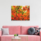 Autumn Leaves Wrapped Canvas Afdruk (Insitu (Woonkamer))