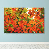 Autumn Leaves Wrapped Canvas Afdruk (Insitu (Houten vloer))