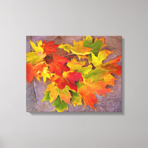 Autumn Leaves ~ Wrapped Canvas Print