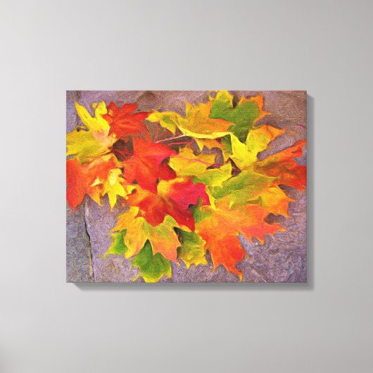 Autumn Leaves ~ Wrapped Canvas Print (Voorkant)