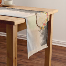 Autumn Leaves Wreath Forest Fog