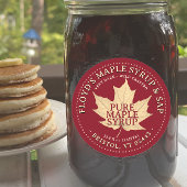 Autumn - lebbyetiket voor bewerkbare mannetjesriem ronde sticker