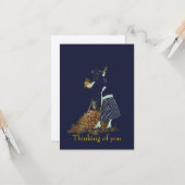 Autumn leest een kleine kaart (Voorkant / Achterkant in situ)