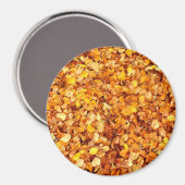 Autumn leest groots Ronde Magnet (Voorkant / Achterkant)
