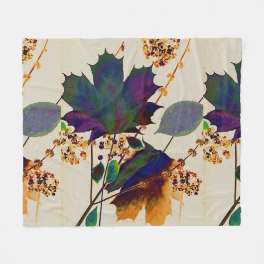 Autumn leest Royal Colors Fleece Blanket (Voorkant (Horizontaal))
