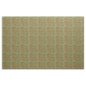 Autumn leest White Trellis Print Pattern Fabric Stof (Yard (91,4 cm))