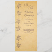  AUTUMN LEIDINGSPROGRAMMA PROGRAMMAKAART (Voorkant)