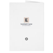 Autumn Leopard Print met aangepaste fotokaart (Achterkant)