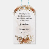 Autumn Let Love Grow Plant Gift Herfst Eucalyptus Cadeaulabel (Achterkant)