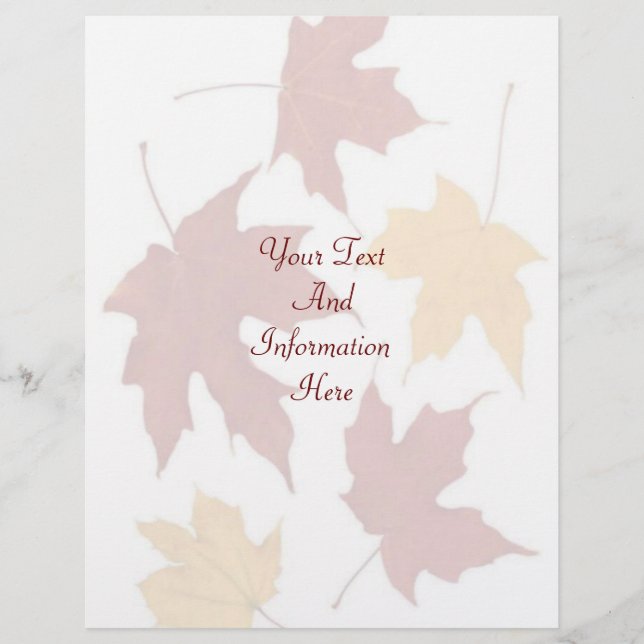 Autumn Letterhead (Voorkant)