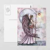 Autumn Light Fairy Briefkaart beroemd gemaakt door (Voorkant / Achterkant)
