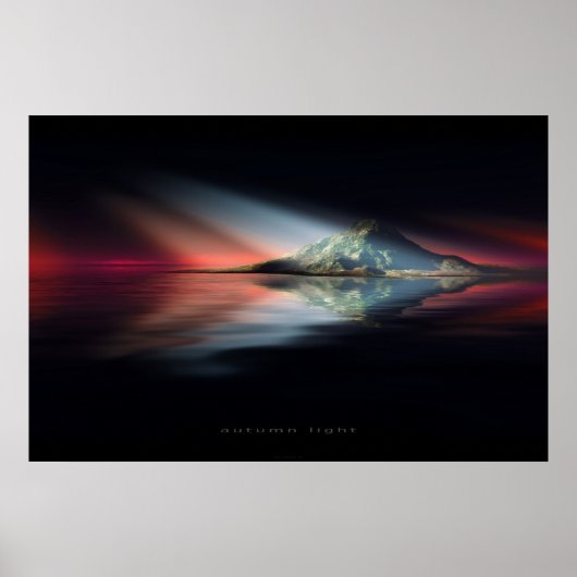 autumn light poster (Voorkant)
