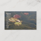 Autumn Lilypads reeks Visitekaartje (Voorkant)