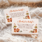 Autumn Little Pumpkin Books for Baby  Informatiekaartje