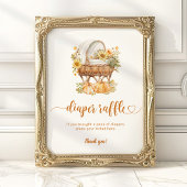 Autumn Little Pumpkin  Luier Raffle Poster