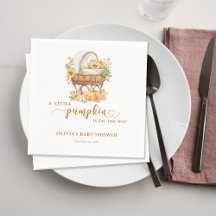 Autumn Little Pumpkin Neutral Baby shower