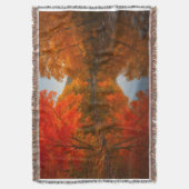 Autumn Lost Maples Throw Blanket - Fall Foliage  Deken (Voorkant Verticaal)