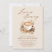 Autumn Love is het brouwen van Boho Herfst Vrijgez Kaart (Voorkant)