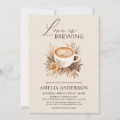 Autumn Love is het brouwen van Boho Herfst Vrijgez Kaart (Voorkant)
