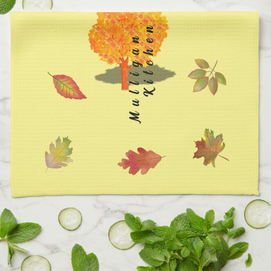 Autumn Love Theedoek (Gevouwen)