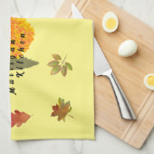 Autumn Love Theedoek (Quarter Fold)