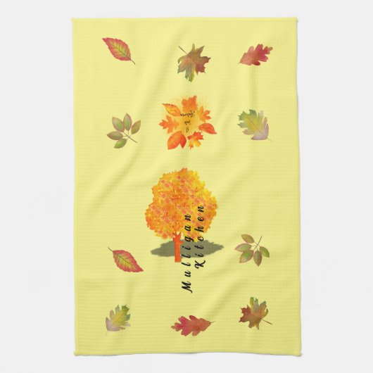 Autumn Love Theedoek (Verticaal)