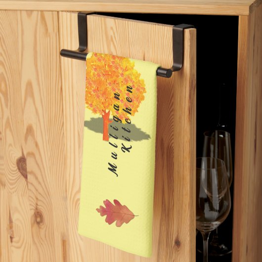 Autumn Love Theedoek (Derde Gevouwen)