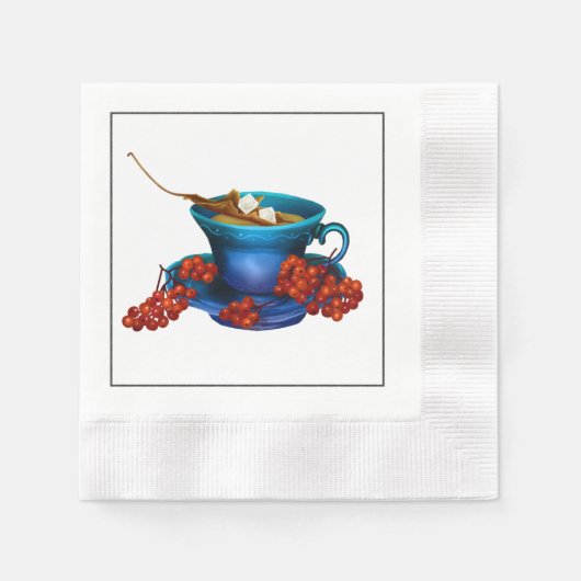 Autumn Luncheon Tea Napkin Paper Napkin Servet (Voorkant)