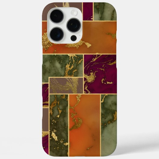 Autumn Luxury | Geometrische gouden handdoepering Case-Mate iPhone Case (Achterkant)