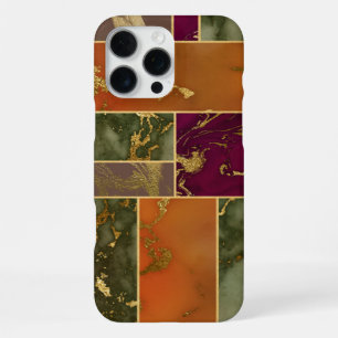 Autumn Luxury   Geometrische gouden handdoepering iPhone 16 Pro Max Hoesje