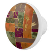 Autumn Luxury | Geometrische gouden handdoepering Keramische Knop (Rechts)