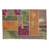 Autumn Luxury | Geometrische gouden handdoepering Kussensloop (Voorkant)