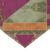 Autumn Luxury | Geometrische gouden handdoepering Tafelkleed (Gekanteld)