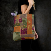 Autumn Luxury | Geometrische gouden handdoepering Tote Bag