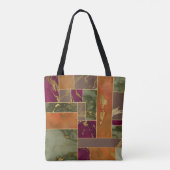Autumn Luxury | Geometrische gouden handdoepering Tote Bag (Achterkant)